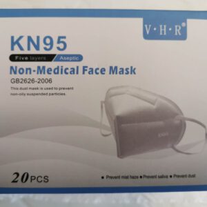 CERTIFIED KN95 FACE MASK WITHOUT VALVE - 5 PLY